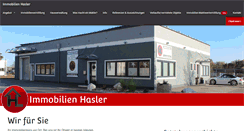Desktop Screenshot of immobilien-hasler.de